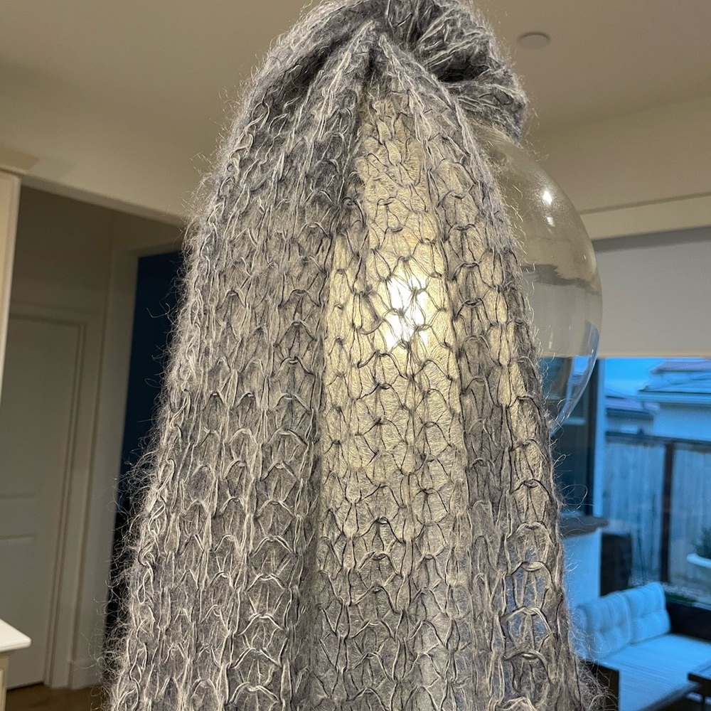 Beautiful Mohair Super Soft Wrap/Scarf - Made in Italy! 🇮🇹 perfect classy layer! - Picture 7 of 9